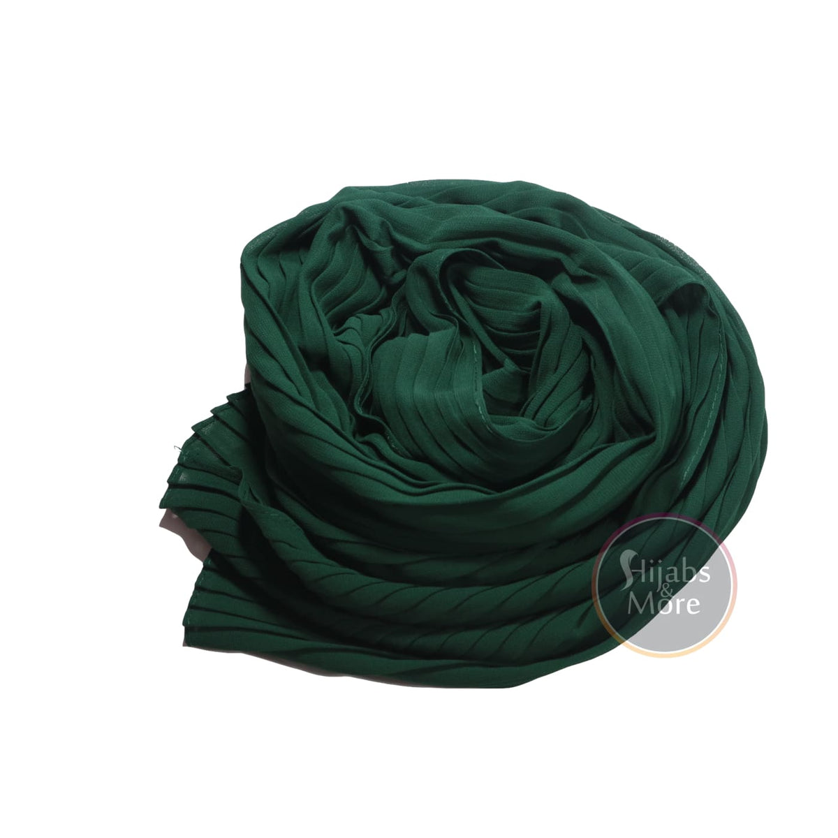 pleated hijab chiffon