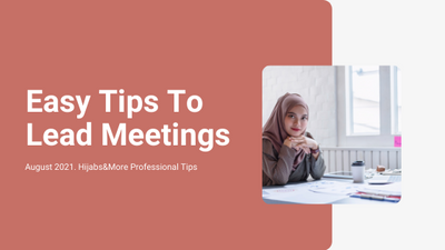 Easy Tips To Lead A Productive Meeting