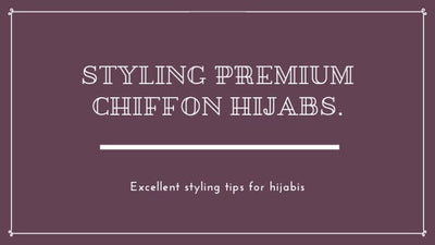 Premium Chiffon Hijab Styling Guide For The Fall