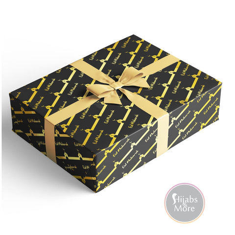 Eid Mubarak Gift Wrap | Kids Gift Wrapping Paper (PACK OF 2) - Eid Mubarak Gift Wrap | Kids Gift Wrapping Paper | Premium Paper