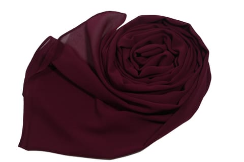 Maroon Premium Chiffon Hijab