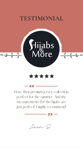 customer reviews for Hijabs&More