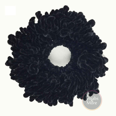 BLACK Volumizing Scrunchie - BLACK VOLUME Scrunchies - Hijab Store Online Canada - Free Shipping