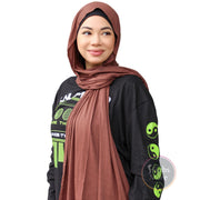 LIGHT BROWN Premium Jersey - LONG - Hijabs Shop Brown Jersey Hijabs | Hijabs Online | Free Shipping in Canada