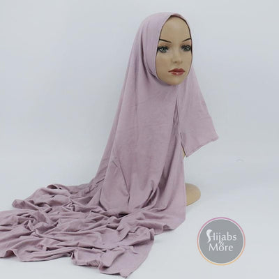 LIGHT GREY Instant Hijab - Instant Hijabs | NO PINS NEEDED & 2 minutes to tie | Hijabs Canada