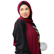 MAROON Premium Jersey - LONG - Hijabs MAROON Jersey Hijabs | Hijabs Canada | Best Online Shopping Experience