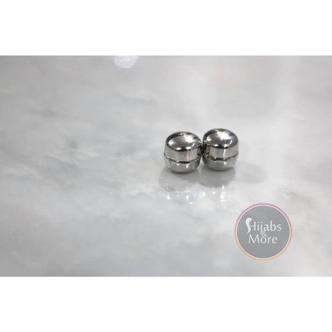 Hijab Magnetic Pins - Set of 2 - Silver - Accessories