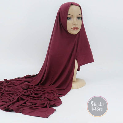 MAROON Instant Hijab - Instant Hijabs | NO PINS NEEDED & 2 minutes to tie | Hijabs Canada