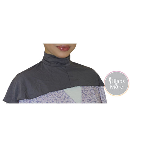 Modal Collar & Neck Cover - Grey - Modal Collar & Neck Cover For Hijab | Hijab Store | Free Shipping