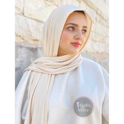 NUDE LUXURY Ribbed Jersey - Muslim Scarves - NUDE Ribbed Jersey Hijabs - Online Hijab Store