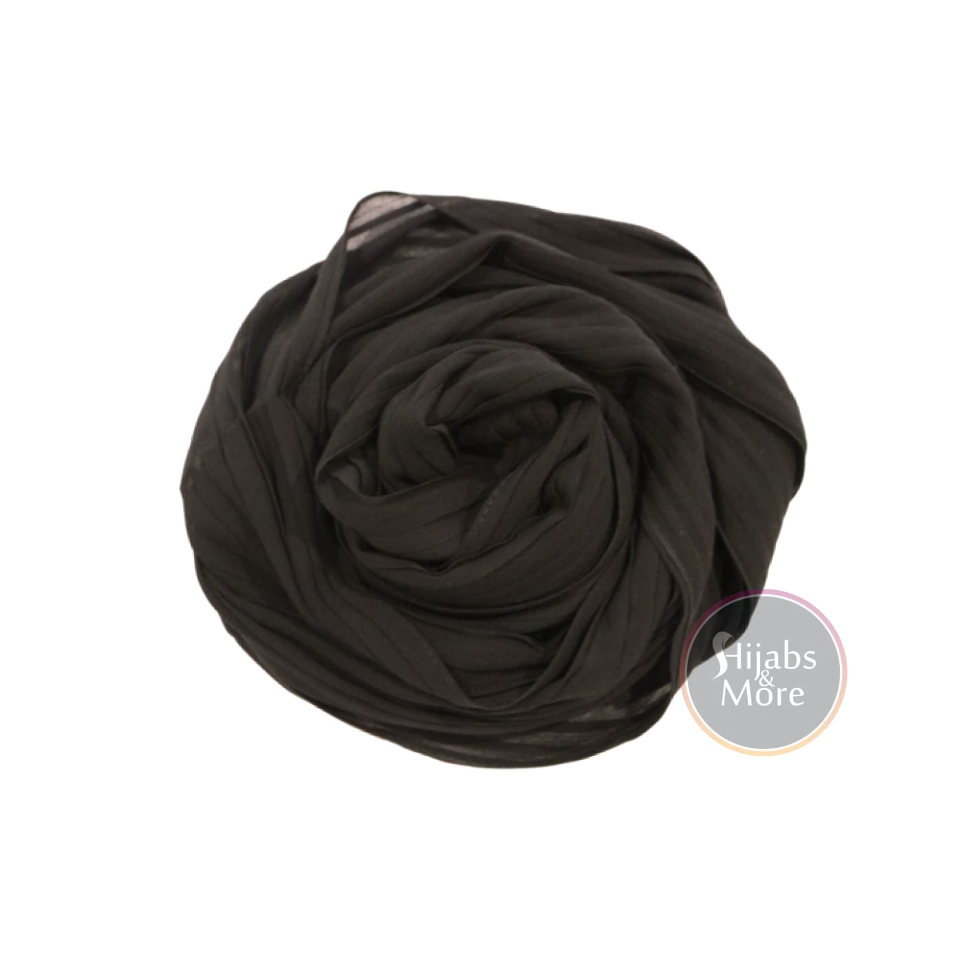 pleated hijab chiffon