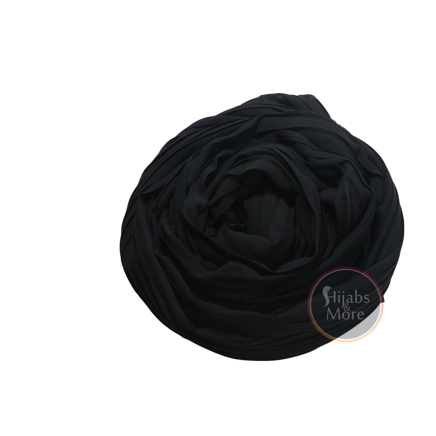 pleated hijab chiffon