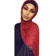 BURGUNDY Premium Jersey - Hijabs